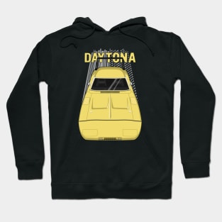 Dodge Charger Daytona 1969 - yellow Hoodie